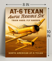 North American AT-6 Texan Poster PosterGoat