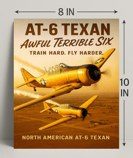 North American AT-6 Texan Poster PosterGoat