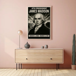 James Madison 4Th President Poster