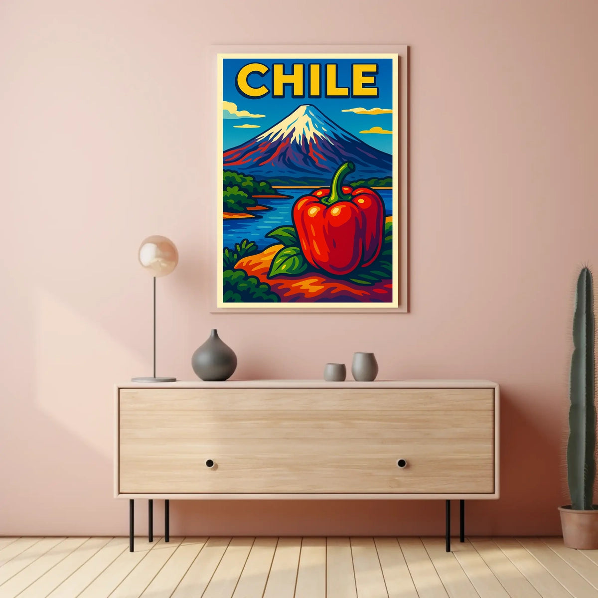 Chile A Vibrant Landscape Poster