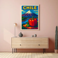 Chile A Vibrant Landscape Poster