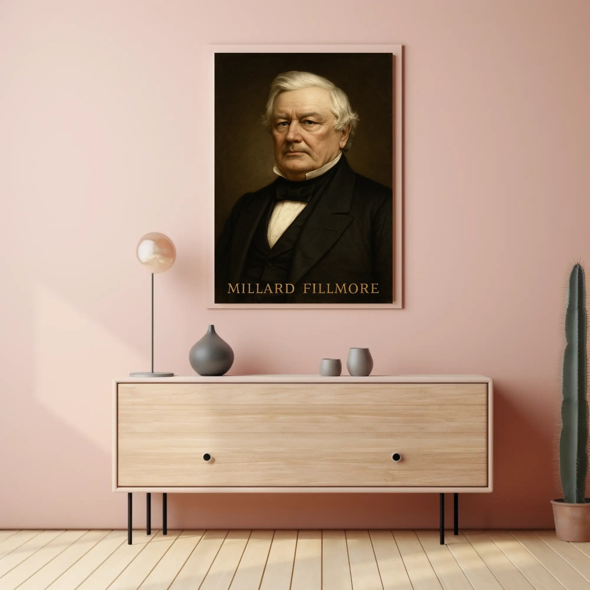 Millard Fillmore Presidential Portrait Poster