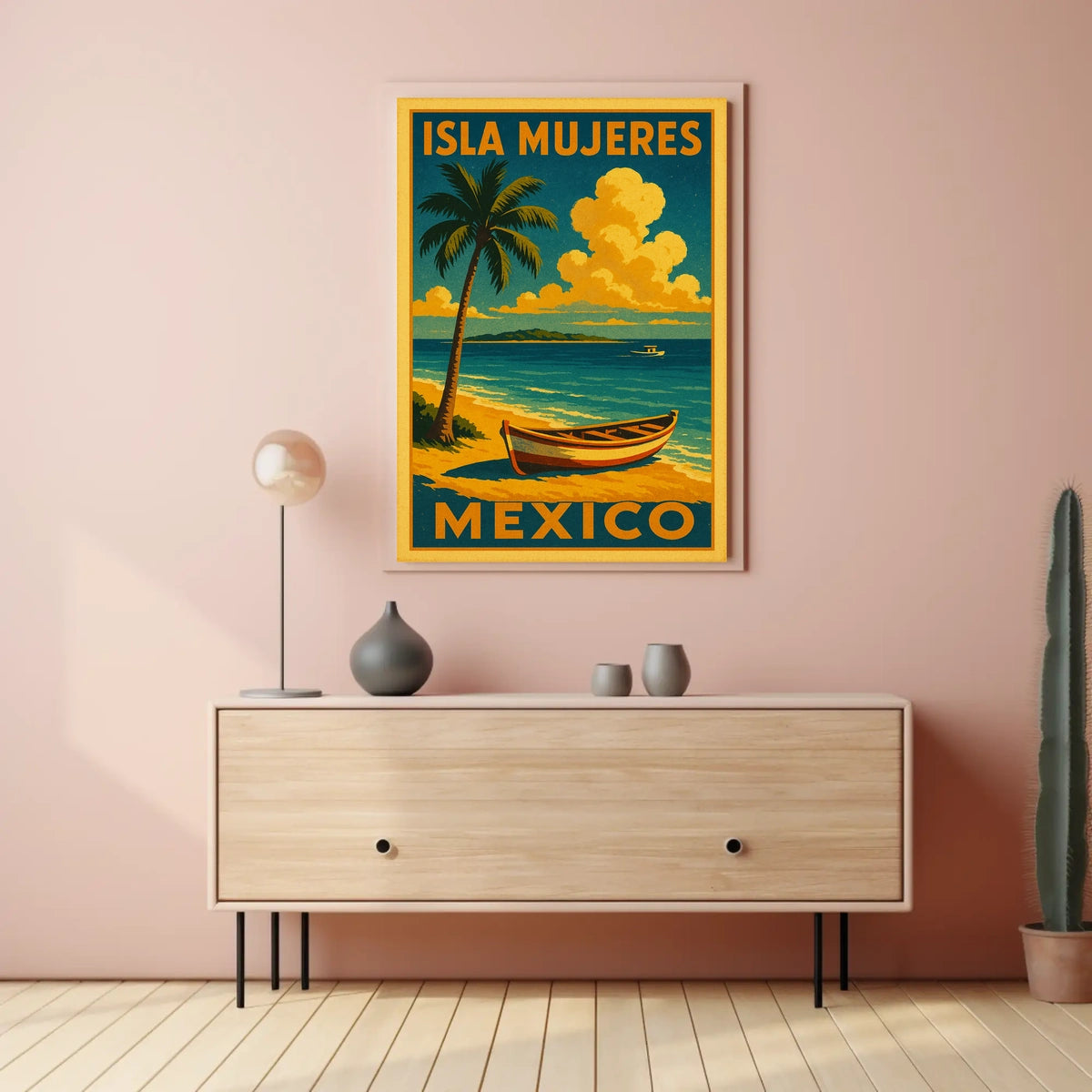 Isla Mujeres Travel Poster
