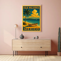 Isla Mujeres Travel Poster