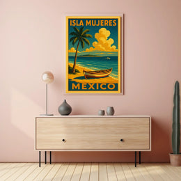 Isla Mujeres Travel Poster