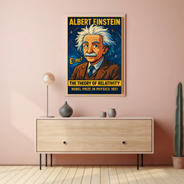 Albert Einstein The Theory Of Poster