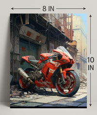 Urban Motorcycle Dream Poster PosterGoat