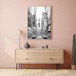 Times Square Urban Vibe Travel Poster