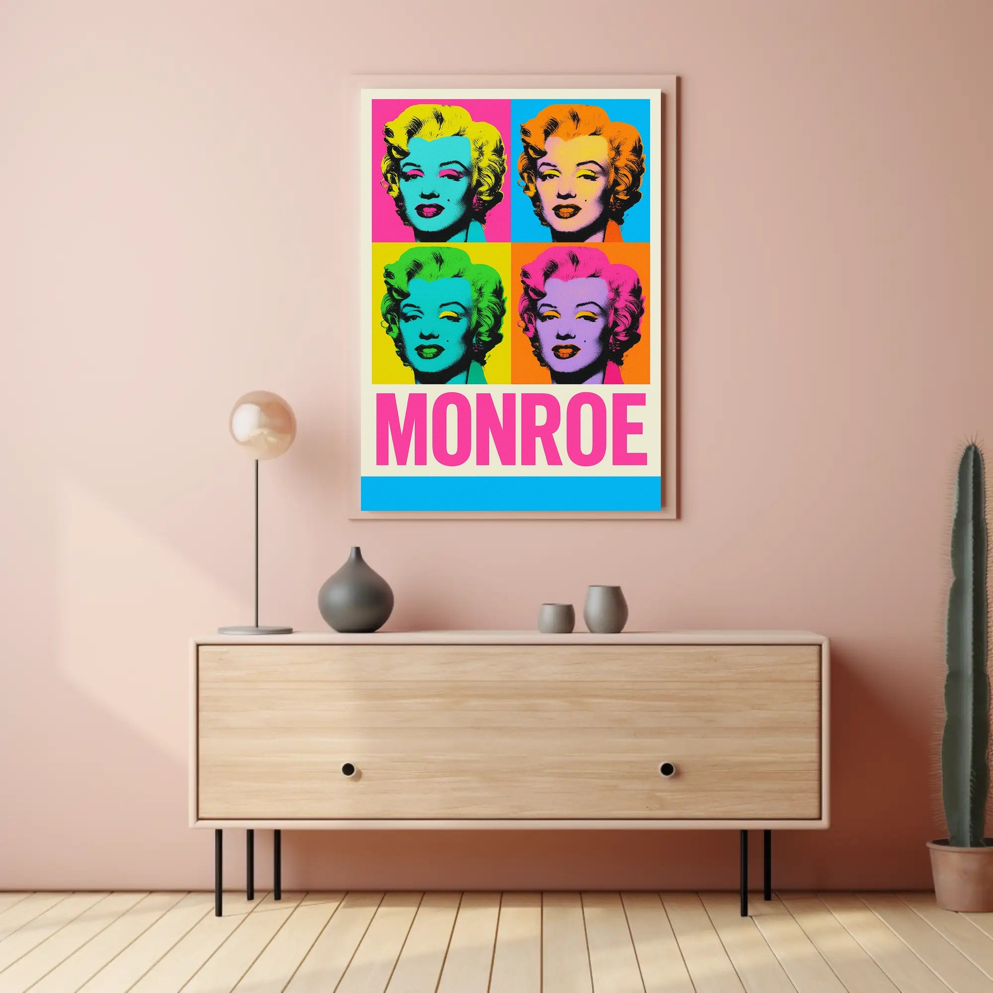 Pop Art Icon Monroe Poster PosterGoat