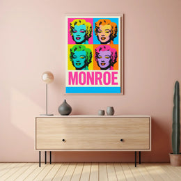 Pop Art Icon Monroe Poster PosterGoat