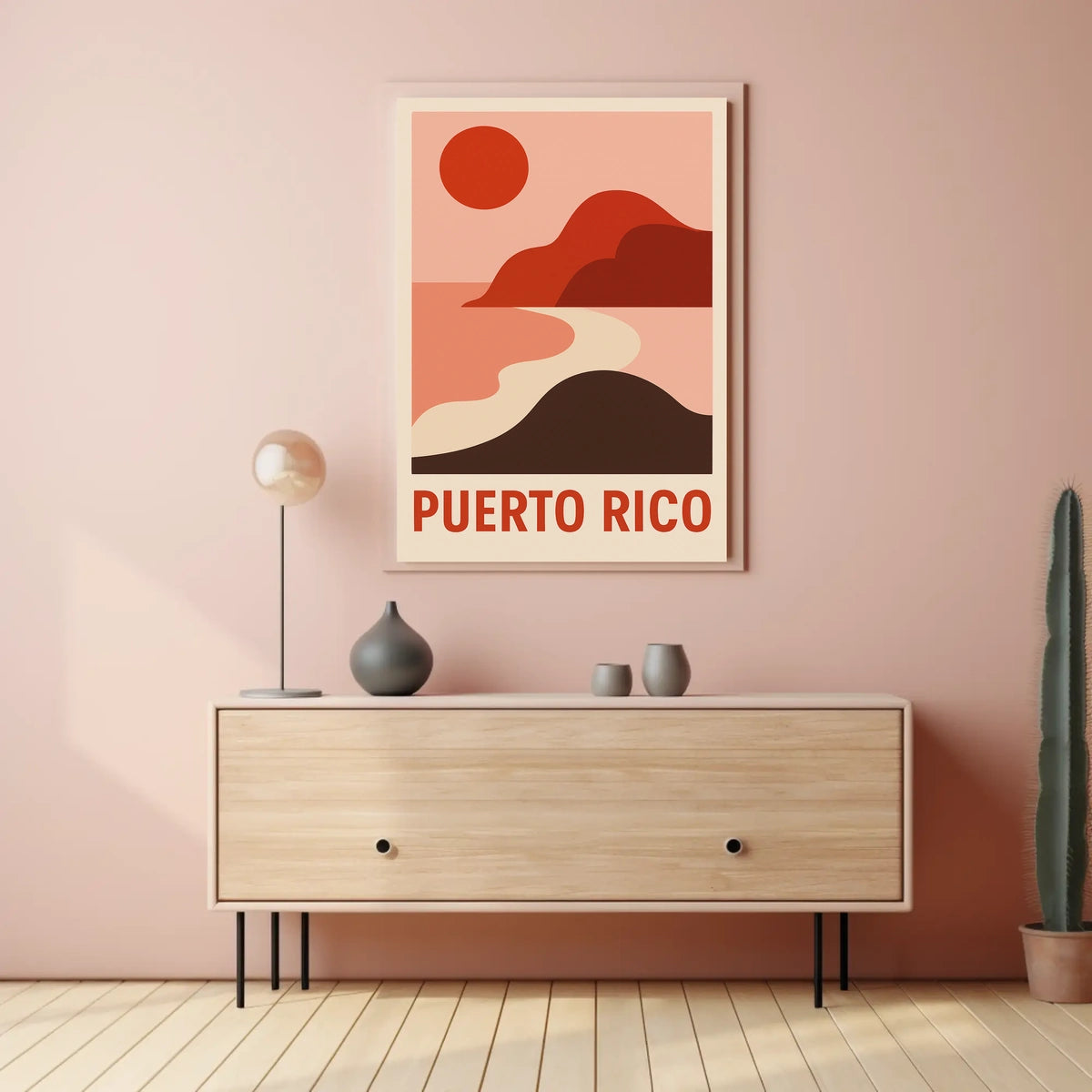 Puerto Rico Scenic Art Poster