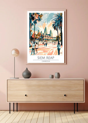 Siem Reap Adventure Travel Poster