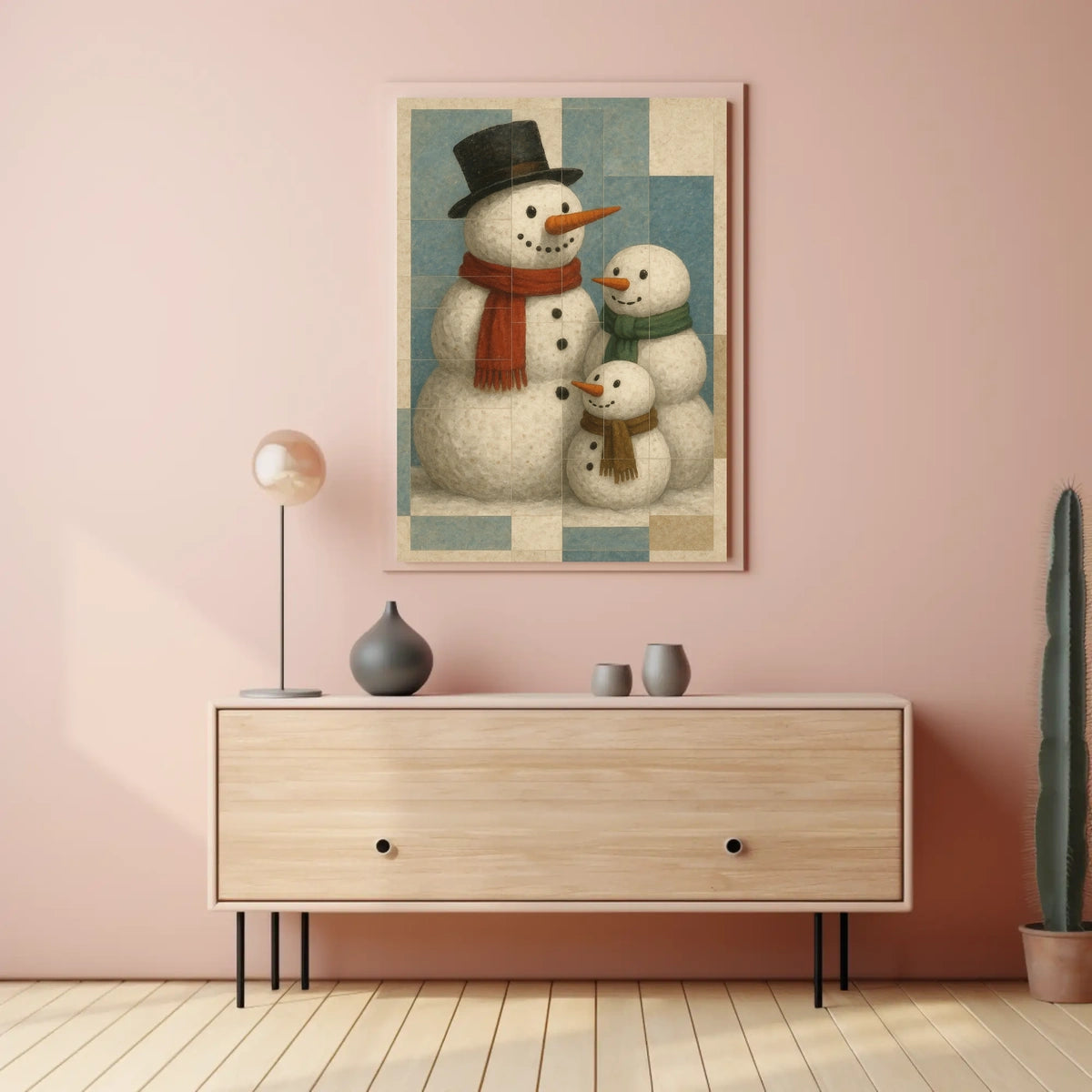 Winter Wonderland Snowmen Poster