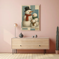 Winter Wonderland Snowmen Poster