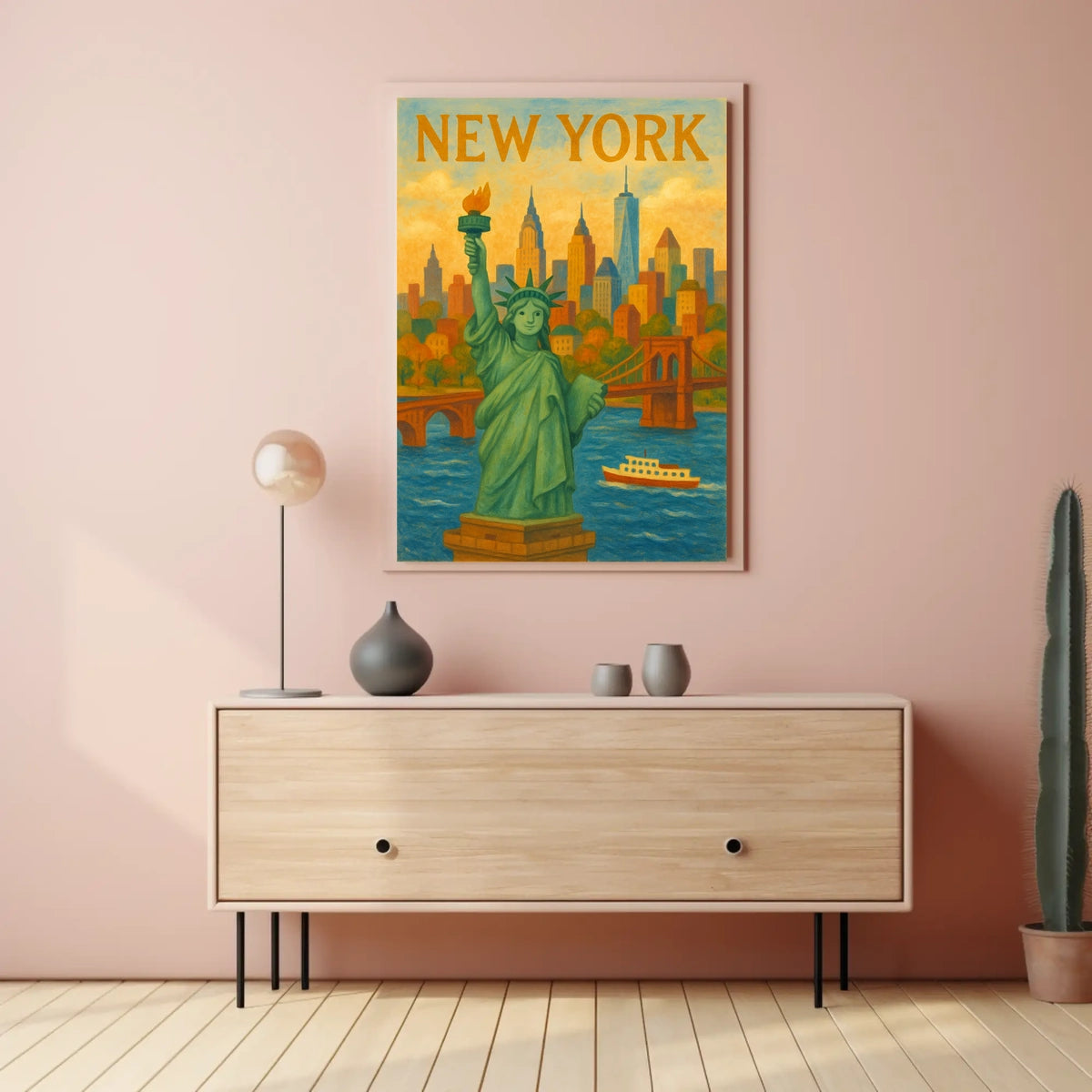 New York City Skyline Poster