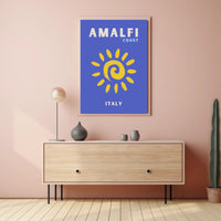 Amalfi Coast Dreamscape Seamless Travel Poster PosterGoat