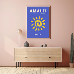 Amalfi Coast Dreamscape Seamless Travel Poster PosterGoat