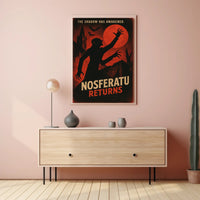 Nosferatu Eerie Gothic Horror Art Print Fantasy or Mythology Poster