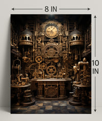 Steampunk Clockwork Masterpiece Poster