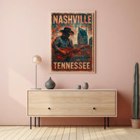 Nashville Vibes Wanderlust Photography Realism Poster