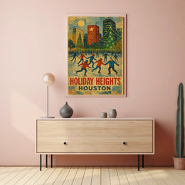 Holiday Heights In Houston Poster