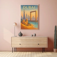 Dubai Poster Wall Art Blends Tradition Modernity For Home