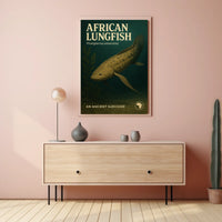 African Lungfish An Ancient Survivor Poster
