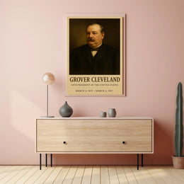 Grover Cleveland Classic Portrait Historical or Presidential Poster
