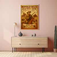 Buffalo Bill's Wild West Show Vintage Poster Art Print PosterGoat