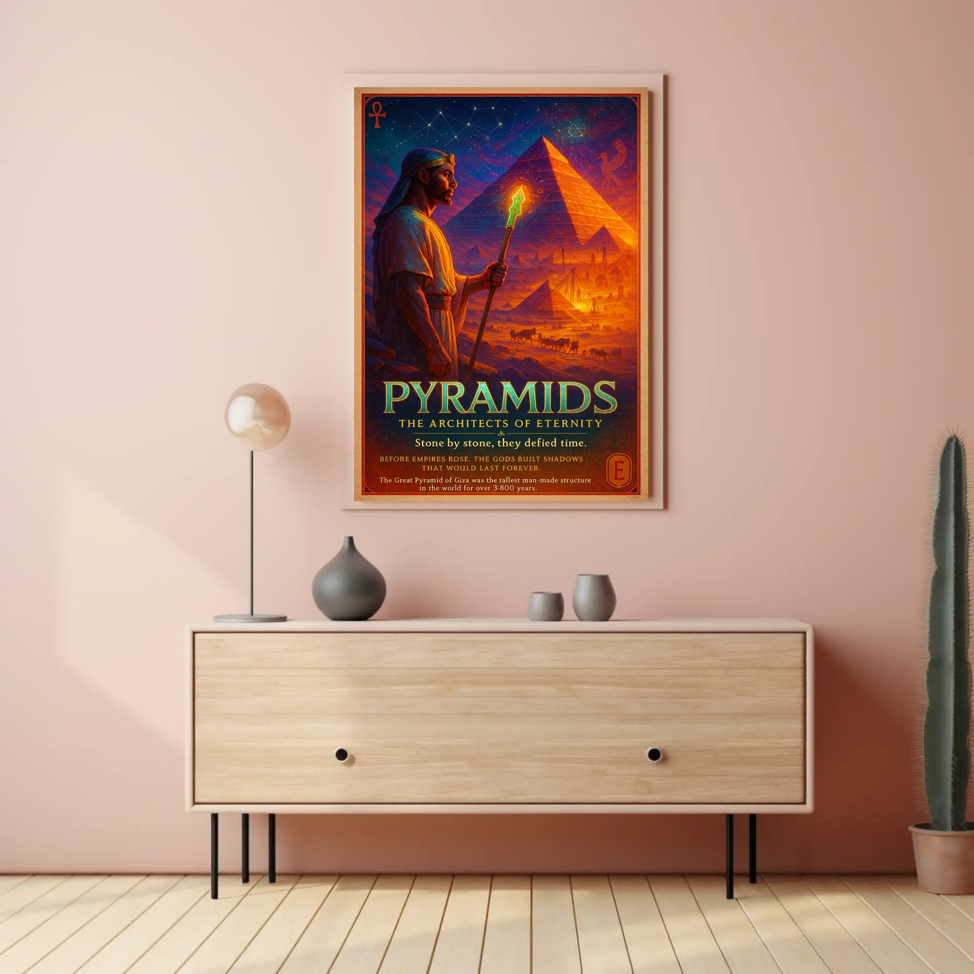 Architects of Eternity: Ancient Egypt Heritage Poster
