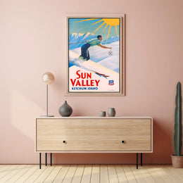 Sun Valley Skiing Adventure Poster