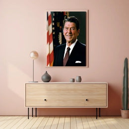 Presidential Study – Dwight D. Eisenhower at Cabinet Table Poster