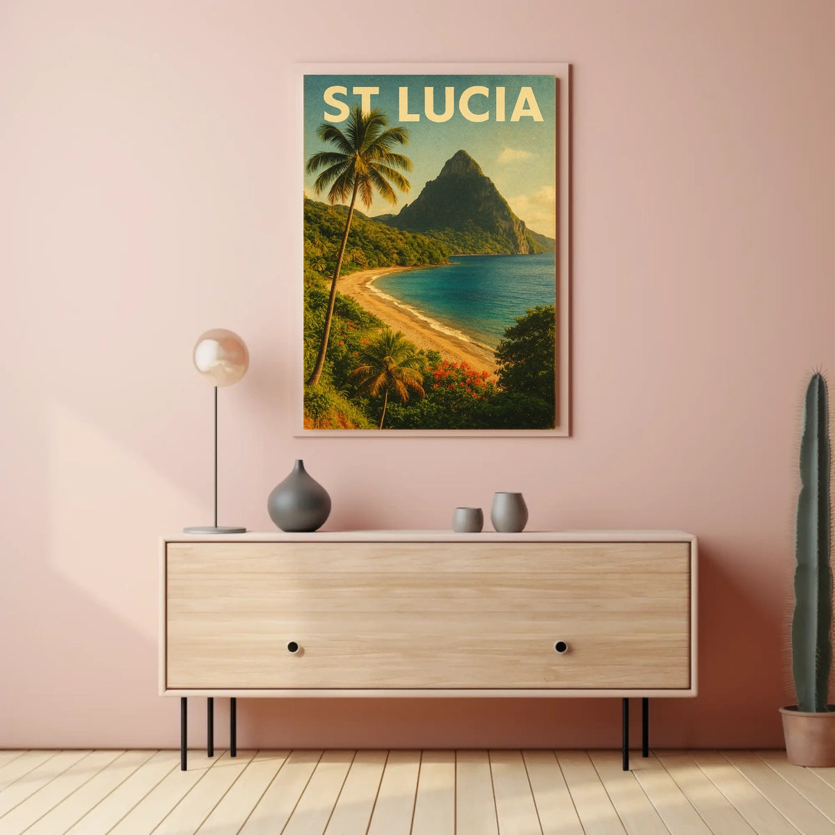 St. Lucia Paradise Poster
