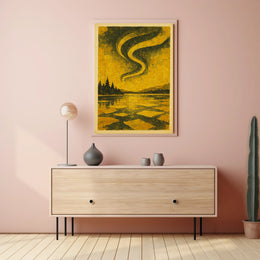 Serene Landscape At Dusk Poster