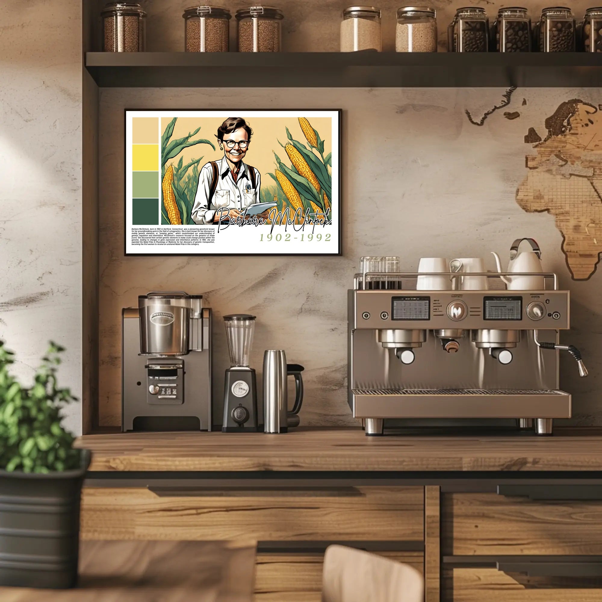 Tribute to a Genetic Pioneer Poster
