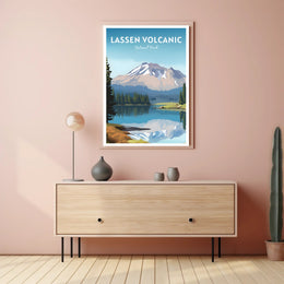 Lassen Volcanic National Park Scenic Poster Print