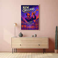 New Orleans The Heartbeat of Jazz Poster PosterGoat