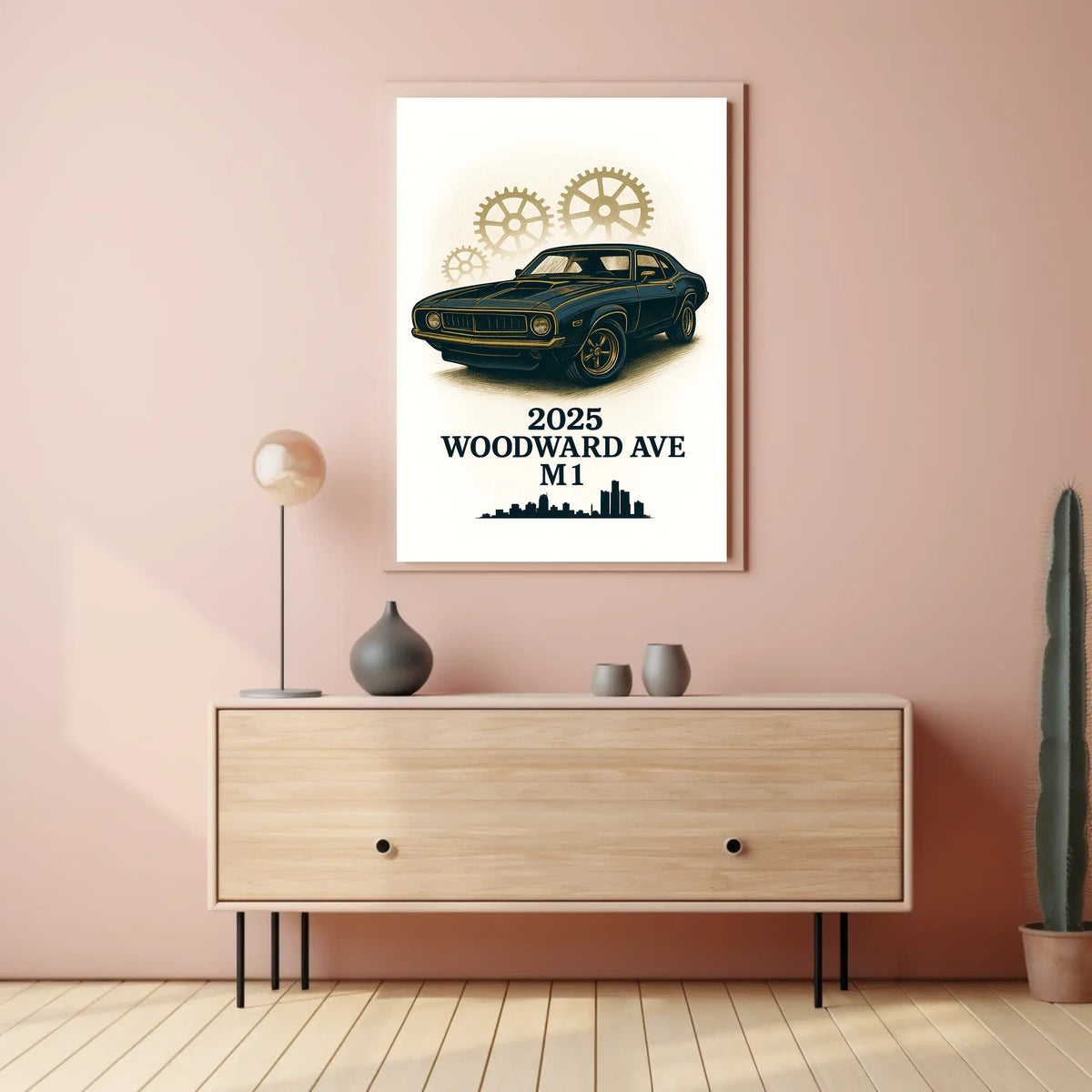 2025 Woodward Ave M1 Poster