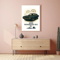 2025 Woodward Ave M1 Poster