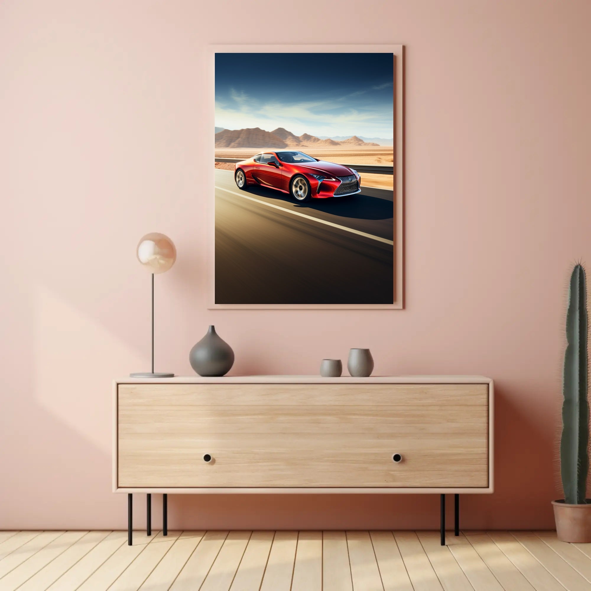 Sleek Elegance in Motion Poster PosterGoat