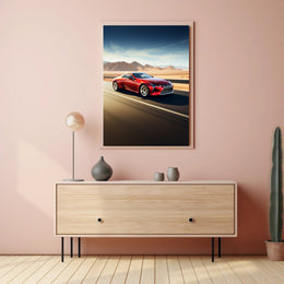 Sleek Elegance in Motion Poster PosterGoat