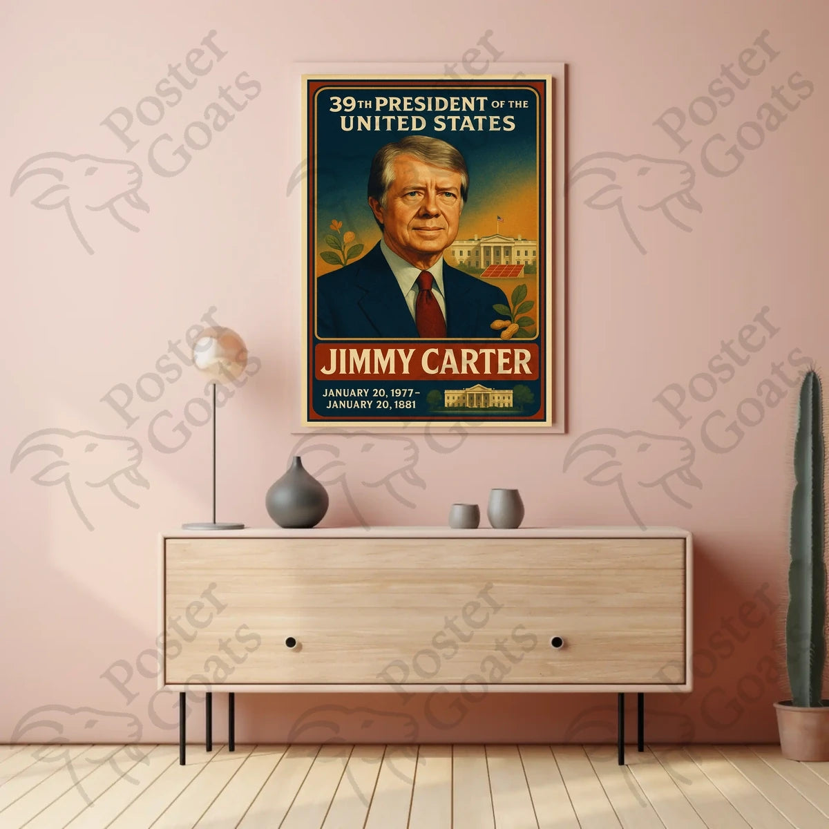 Jimmy Carter Historical Presidential Poster