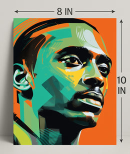 Vibrant Portrait Poster PosterGoat