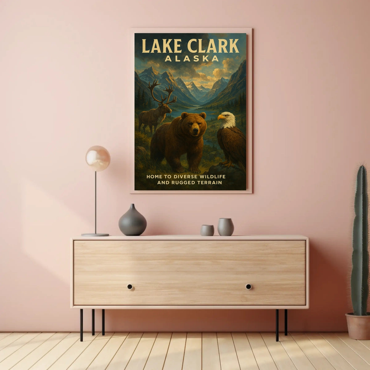 Lake Clark, Alaska Poster