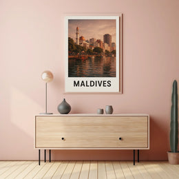 Maldives Serenity Poster
