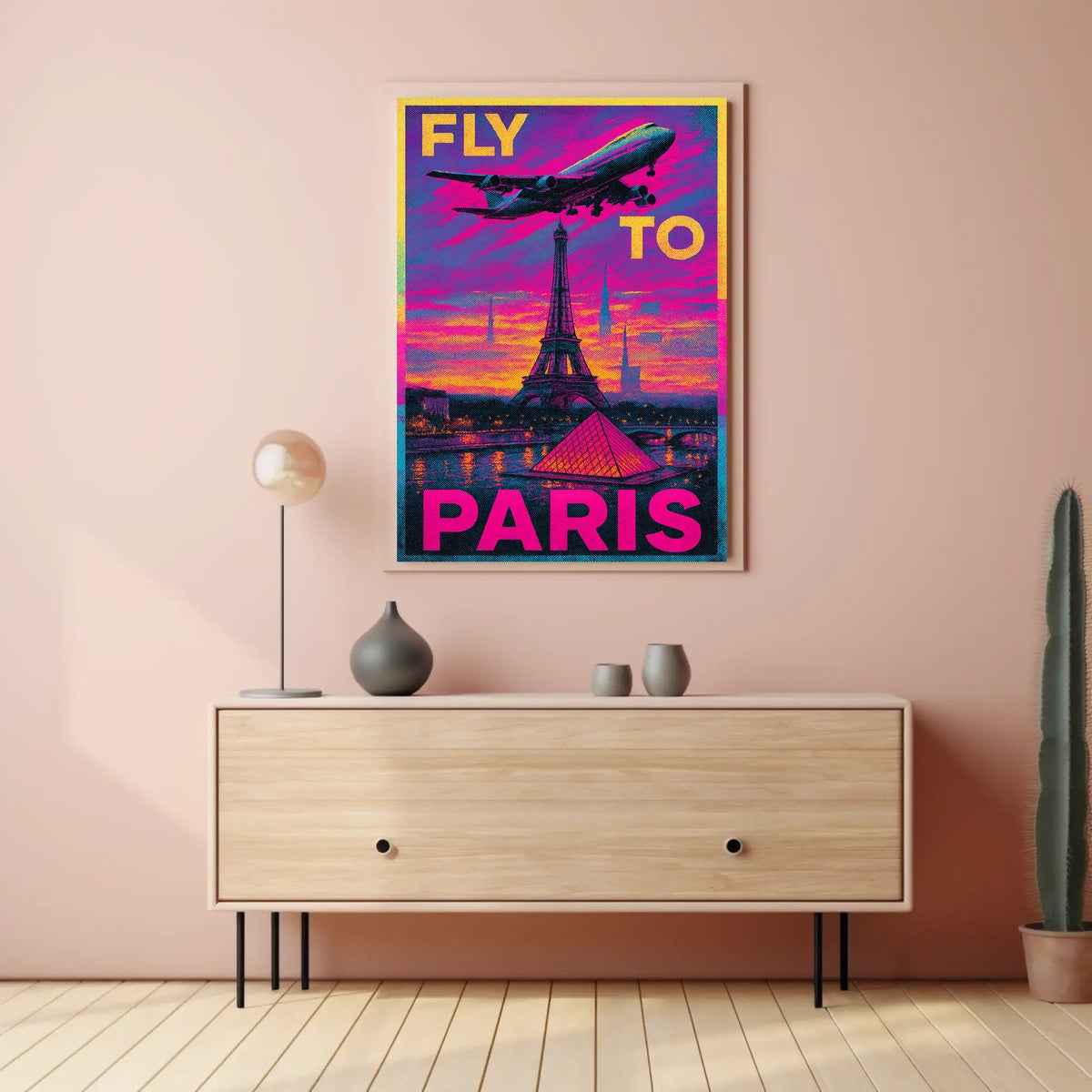 Fly To Paris Poster