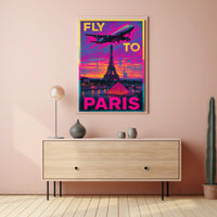 Fly To Paris Poster