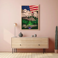 Mount Rushmore Tribute Poster