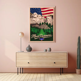 Mount Rushmore Tribute Poster