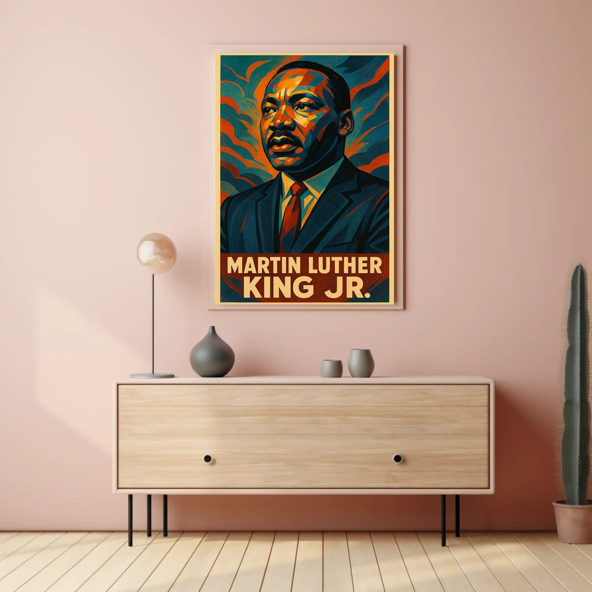 Martin Luther King Jr. A Visionary Poster